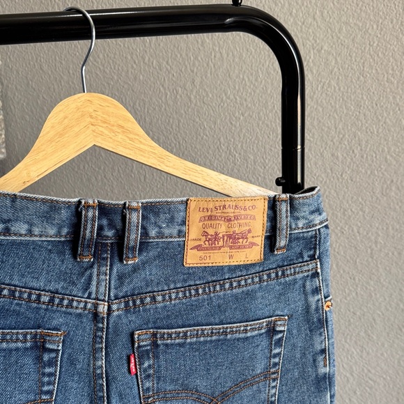 Levi's Denim - Levi's Classic Straight Blue Jeans W31 L32